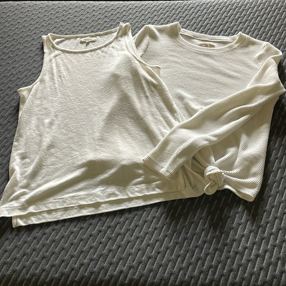2/$15 Madewell Cream Top Bundle Sz S